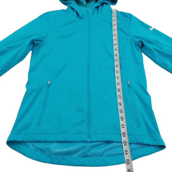 Nike Golf Hooded Jacket Womens Small Blue Mesh Lined Athleisure Performance - Picture 8 of 11